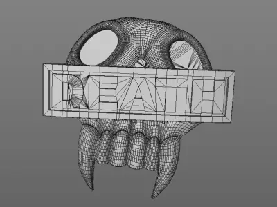 Judge Dredd Dark Judge badges 3D print model