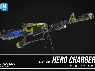 Prop - Weapon - Hero Charger - Tactical Version 3D model