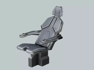 Sci Fi Chair MM 3D Model Low-poly 3D model