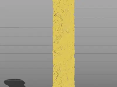 Dragon Pillar Panlong ancient stone pillar stone Columns 3D model