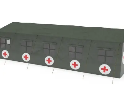Military Medical Tent 3D model