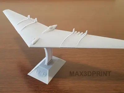 YB-49 FLYING WING ESC 1-144 3D print model
