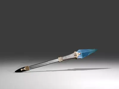 spear 3D model 3D model
