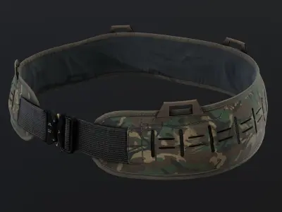PT4 belt Low-poly 3D model