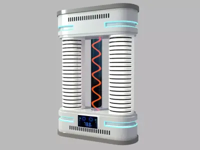 3D AIR COOLER GAME PROP Low-poly 3D model