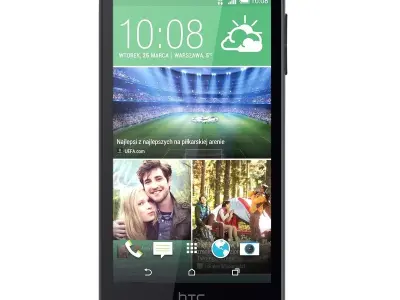 HTC Desire 510 Jet Black 3D model