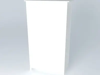 HEMNES wardrobe  Free 3D model
