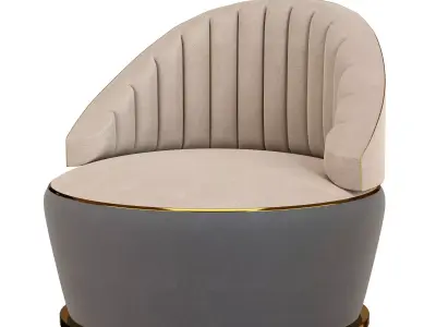 Roche Bobois Consonance armchair 3D model