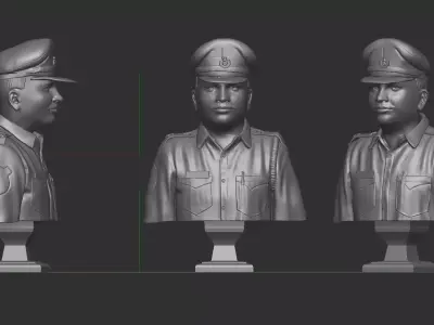 Indian police 3D print model