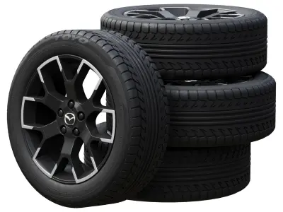 Mazda wheels 3D model