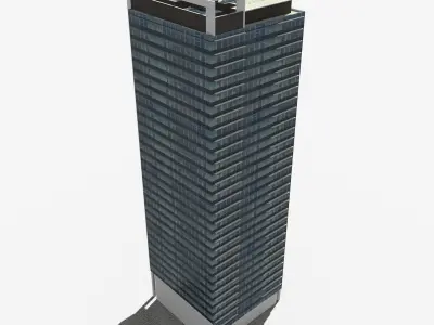 King George Central Low-poly 3D model