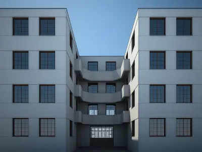Apartment Building 05 3D model