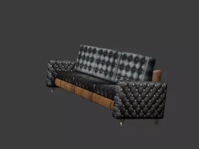 standart kanepe modeli Free 3D model