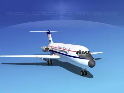 Douglas DC-9-20 Douglas Aircraft 3D model
