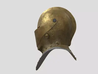 Corinthian Battle Helmet 3D model