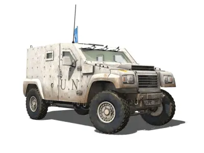 Auverland Panhard PVP - United Nations 3D model