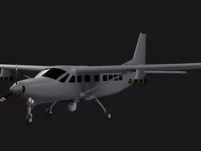 Northrop Grumman AC-208 ELIMINATOR GUNSHIP - 3D model