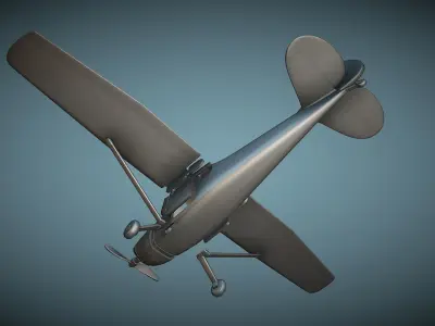 Cessna 170B - 3D Printable Model 3D print model