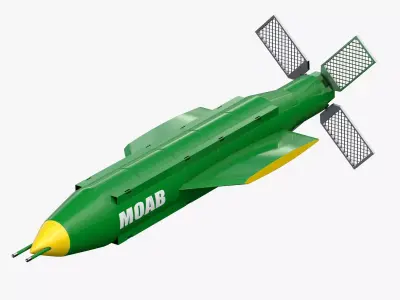 GBU 43 MOAB 3D model