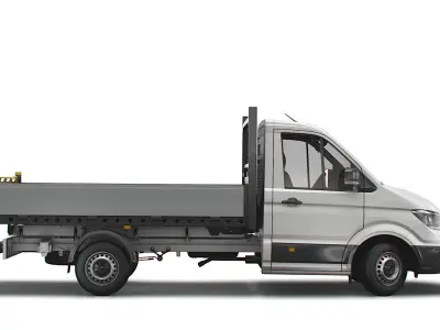 MAN TGE Single Cab Tipper 2021 3D model