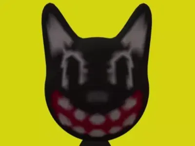 Cartoon Cat 3D Model Free low-poly 3D model