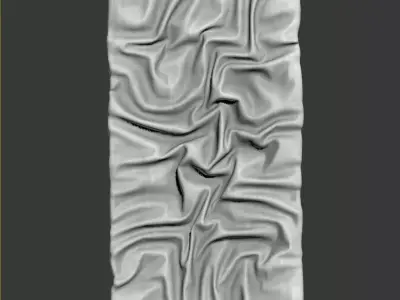 Plaster wall decor Free 3D model