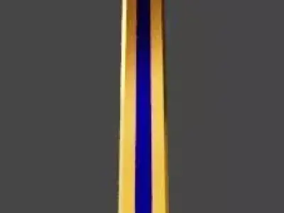 Excaliber egyptian sword Low-poly 3D model