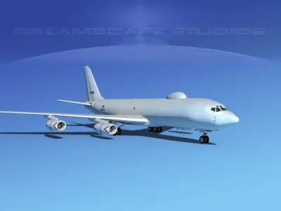 Boeing 707-E6B Mercury 3D model