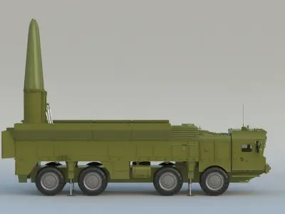 9K720 Iskander 3D model