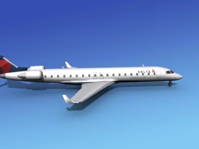 Bombardier CRJ700 Delta Connection 3D model