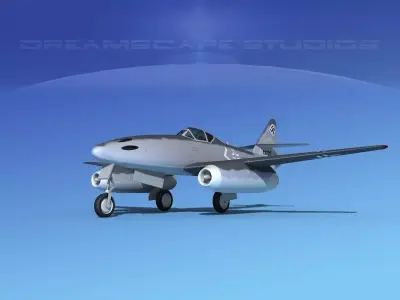 Messerschmitt ME-262A1 Swallow V01 3D model