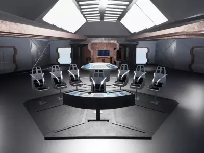 Waverider Bridge From DCs Legends of Tommorow 3D model
