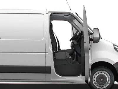 Vauxhall Movano Van L1H1 HQInterior 2021 3D model