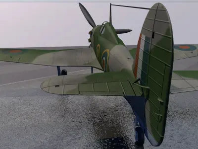 Hawker Tornado Mk-1 3D model