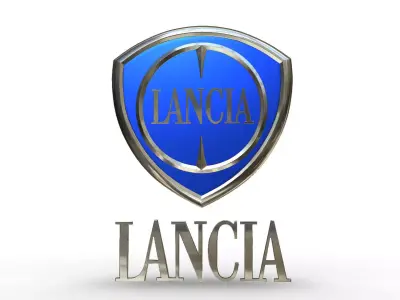 lancia logo 3D model