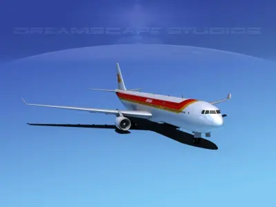 Airbus A330-300 Iberia 3D model
