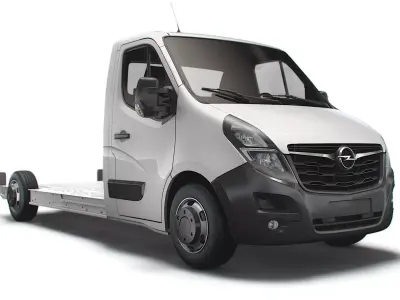 Opel Movano FWD LL35 L3H1 Platform Cab 2021 3D model