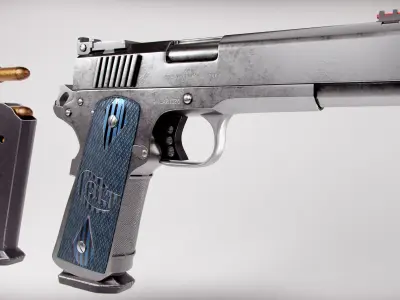 Pistole Colt 1911 Gold Cup Trophy 5 3D model