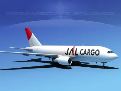 Boeing 767-200ER JAL CARGO 3D model
