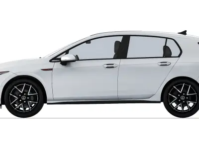 Volkswagen Golf VIII GTI 2020 3D model