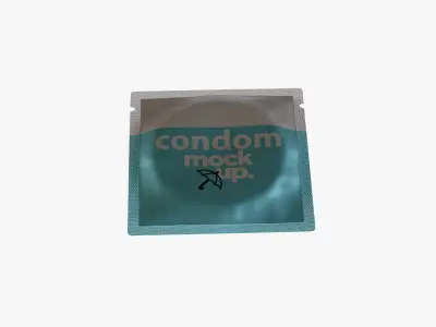 Condom Package 3D model