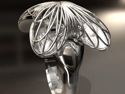 Rendering Anello Modello F 3D model