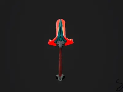 Spear Jelly Free low-poly 3D model