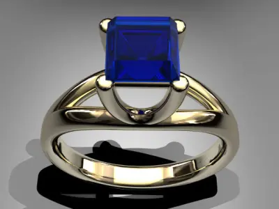 Rendering Anello B Free 3D model