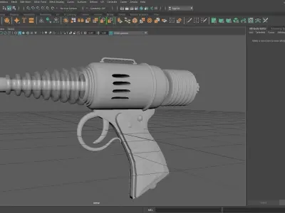 The Laser Gun Free 3D model