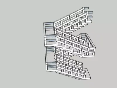 Staircase 3D print model buy
