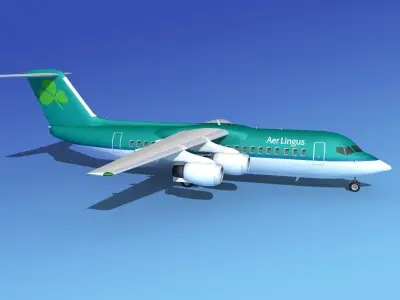 BAe 146-300 Aer Lingus 3D model