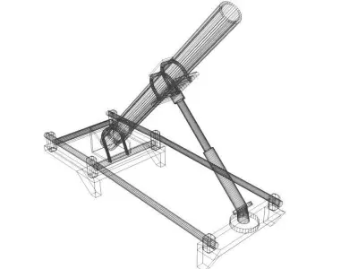 Mortar - Type Medium 3D model