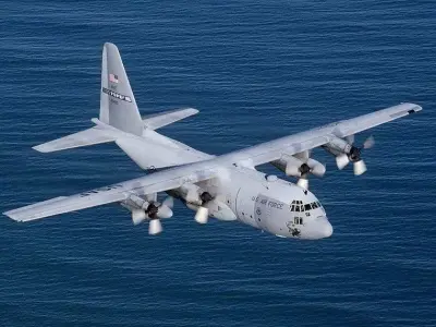 Lockheed C-130 Hercules 3D model