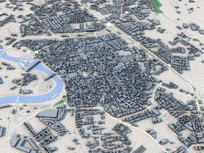 Cordoba City Spain 3D model